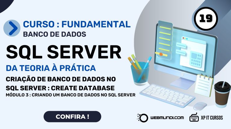Criação de banco de dados no SQL Server – CREATE DATABASE