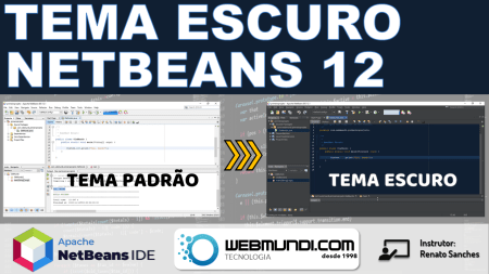 Como Instalar Tema Escuro no Netbeans 12 : Dark Mode