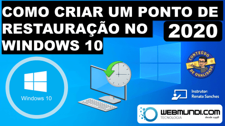 Como criar um ponto de restauração no Windows 10