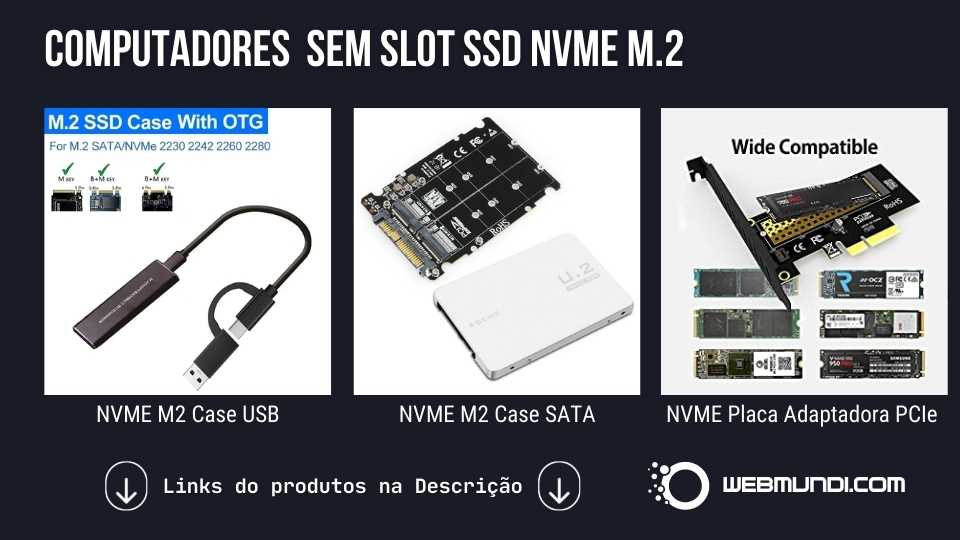 Adaptadores SSD NVME M.2