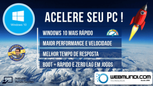 Windows 10 mais Rápido e Leve : Aumente a Velocidade seu PC
