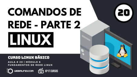 Comandos de Rede Linux via Terminal : Parte 2 : Aula 20 : Módulo 6
