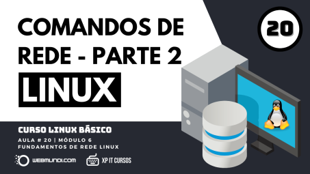 Comandos de Rede Linux via Terminal : Parte 2 : Aula 20 : Módulo 6