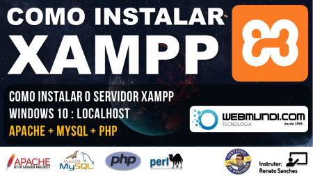 Como Instalar o Servidor XAMPP no Windows 10 – Localhost Apache MySQL PHP