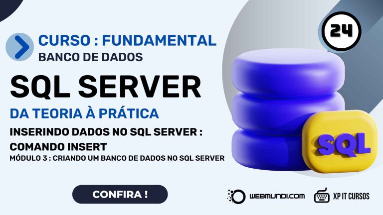 Inserindo Dados no SQL Server – Comando INSERT