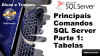 Comandos SQL Server Tabelas