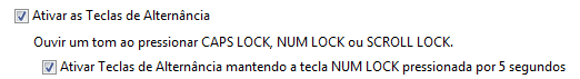 Como colocar som ao ativar as teclas Caps Lock, Num Lock e Scroll Lock